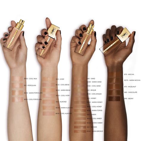 ysl le teint touche éclat foundation review|ysl touche eclat colour chart.